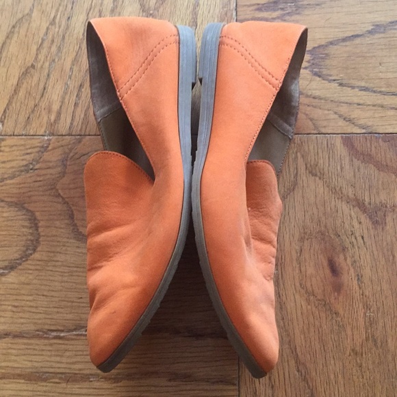 Franco Sarto Orange Leather loafers - Picture 4 of 4